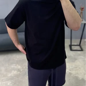 Black Oversized Men's Basic T-Shirt